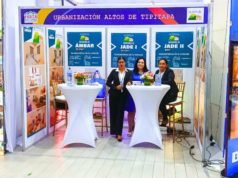 Stand de EDINICSA en la 8va Feria Nacional de la Vivienda